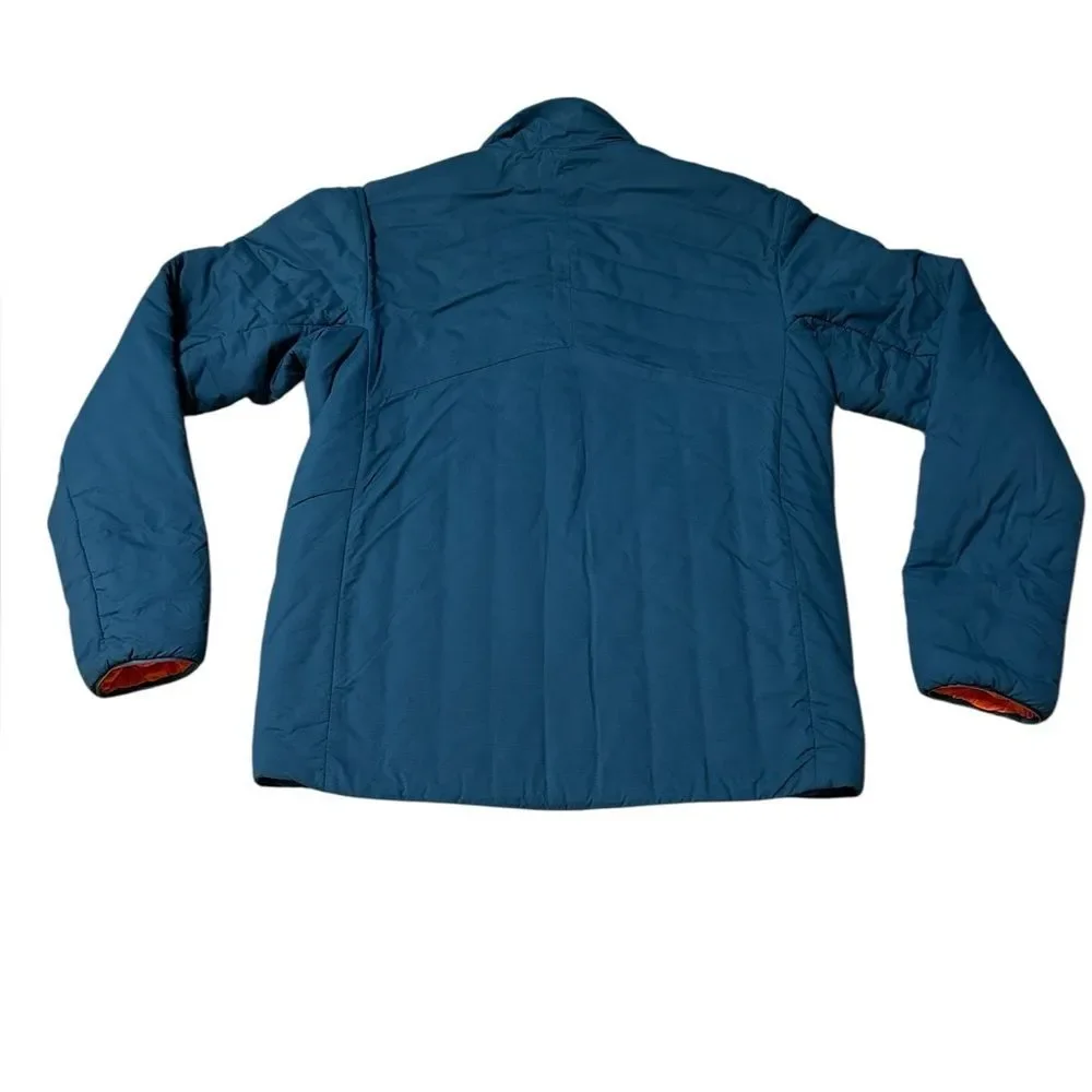 REI Co-op PrimaLoft Insulated Jacket Men’s Small Blue Orange Full Zip